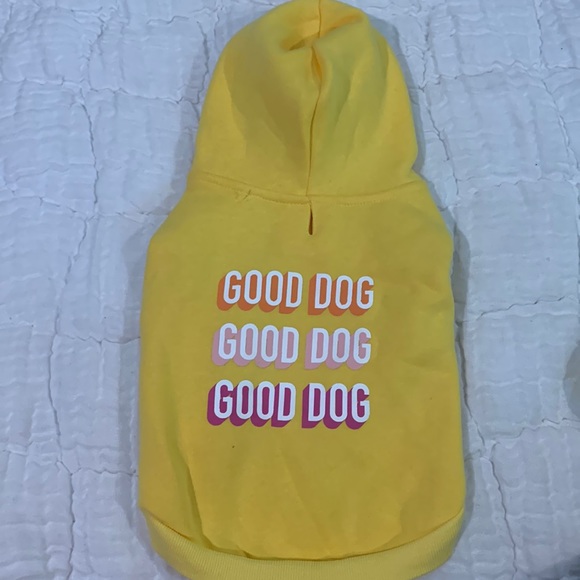 NWOT Good Dog yellow sweatshirt - Picture 1 of 2